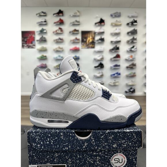 Size 10.5 - Jordan 4 Retro Mid Midnight Navy